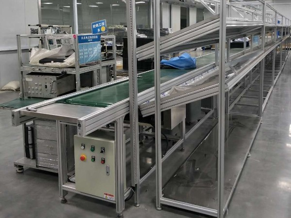 工業(yè)鋁型材輸送線工作臺客戶應用案例